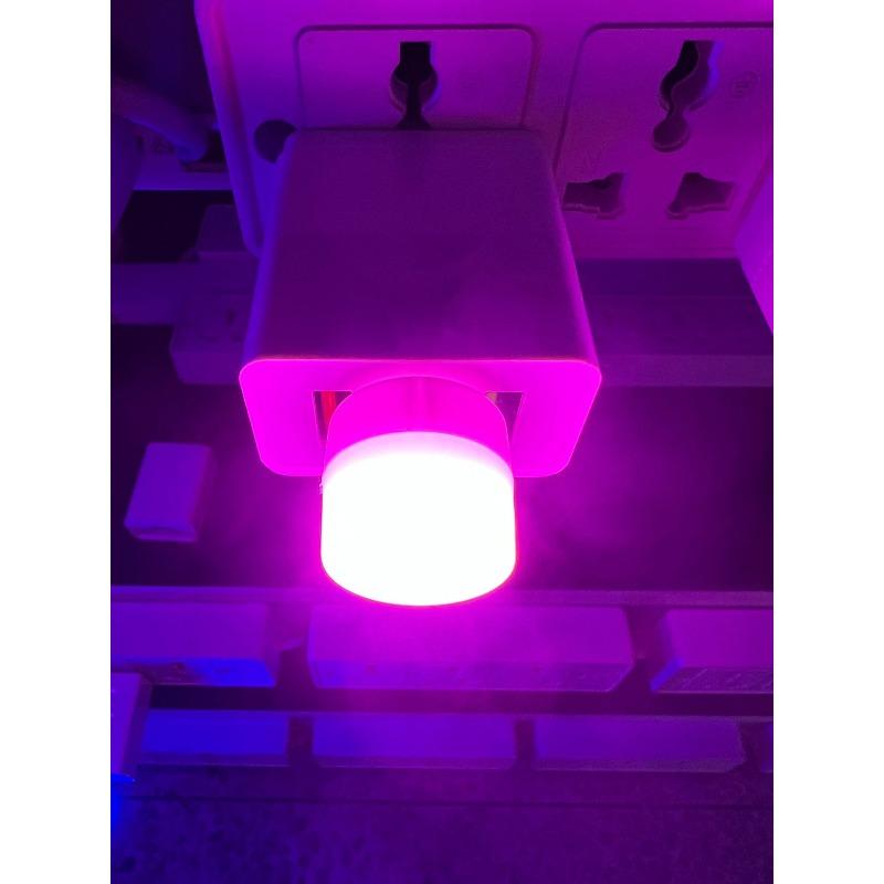 Mini lumină de noapte LED portabilă USB 3 buc. Lampă rotundă mică USB Lumini de noapte Ideal pentru dormitor