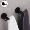 1/2Pcs Dual Hooks Towel Robe Holder Hardware Door Hanger Hanging Storage Coat Rack  Toilet