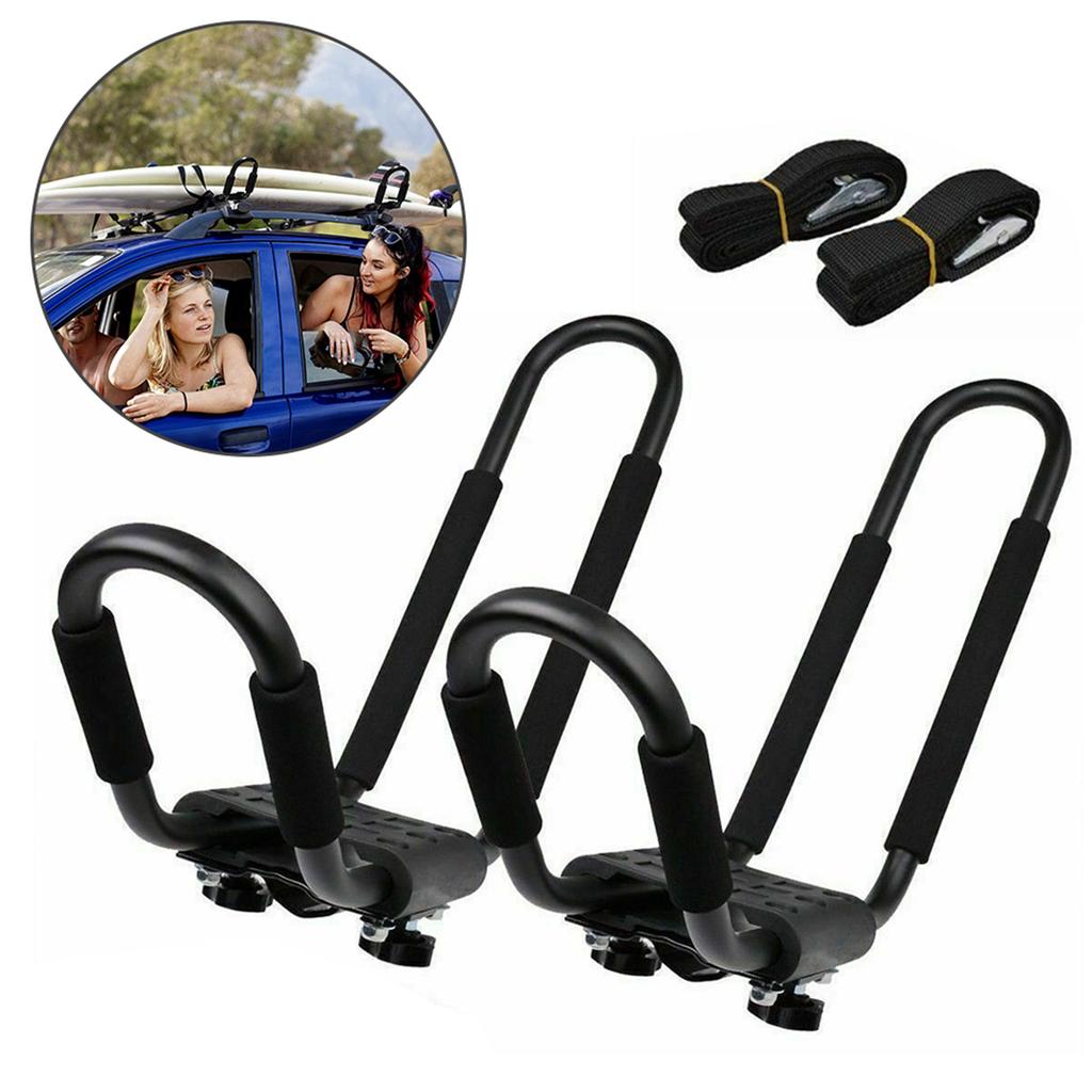 1 Pair Kayak Luggage Rack Roof Mount Car Top Mount Canoe Ski Roof Rack
