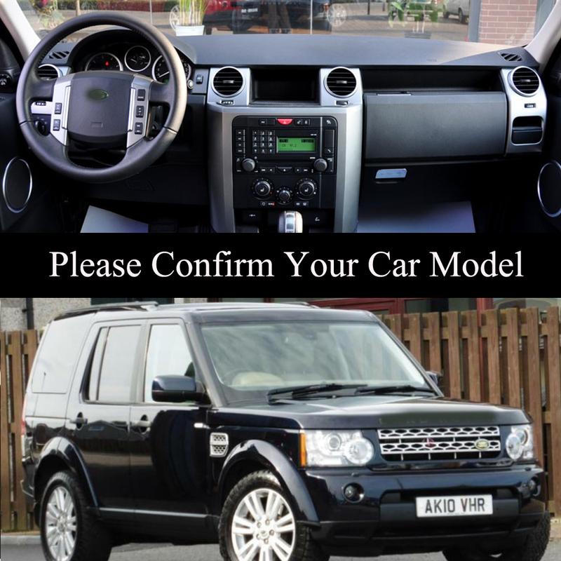 Pro Land Rover Discovery 3 LR3 2004 2005 2006 - 2009 Kožený kryt palubní desky Podložka Kobereček Podložka Stínítko Dashmat Příslušenství