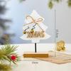 Christmas Ornaments Christmas Tree Bells Tabletop Ornaments Living Room Holiday Dress Christmas Angel Ornaments Scene Arrangement