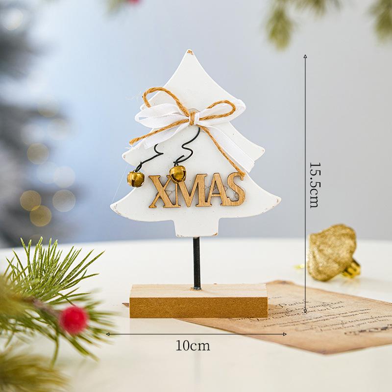 Christmas Ornaments Christmas Tree Bells Tabletop Ornaments Living Room Holiday Dress Christmas Angel Ornaments Scene Arrangement