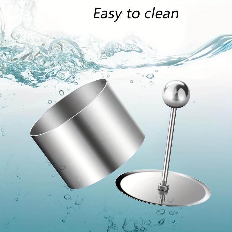 1 Stück Kaltform, Kreisförmige Edelstahl-Pressform für Gerichte, Kuchenform, Geeignet für Restaurantküche