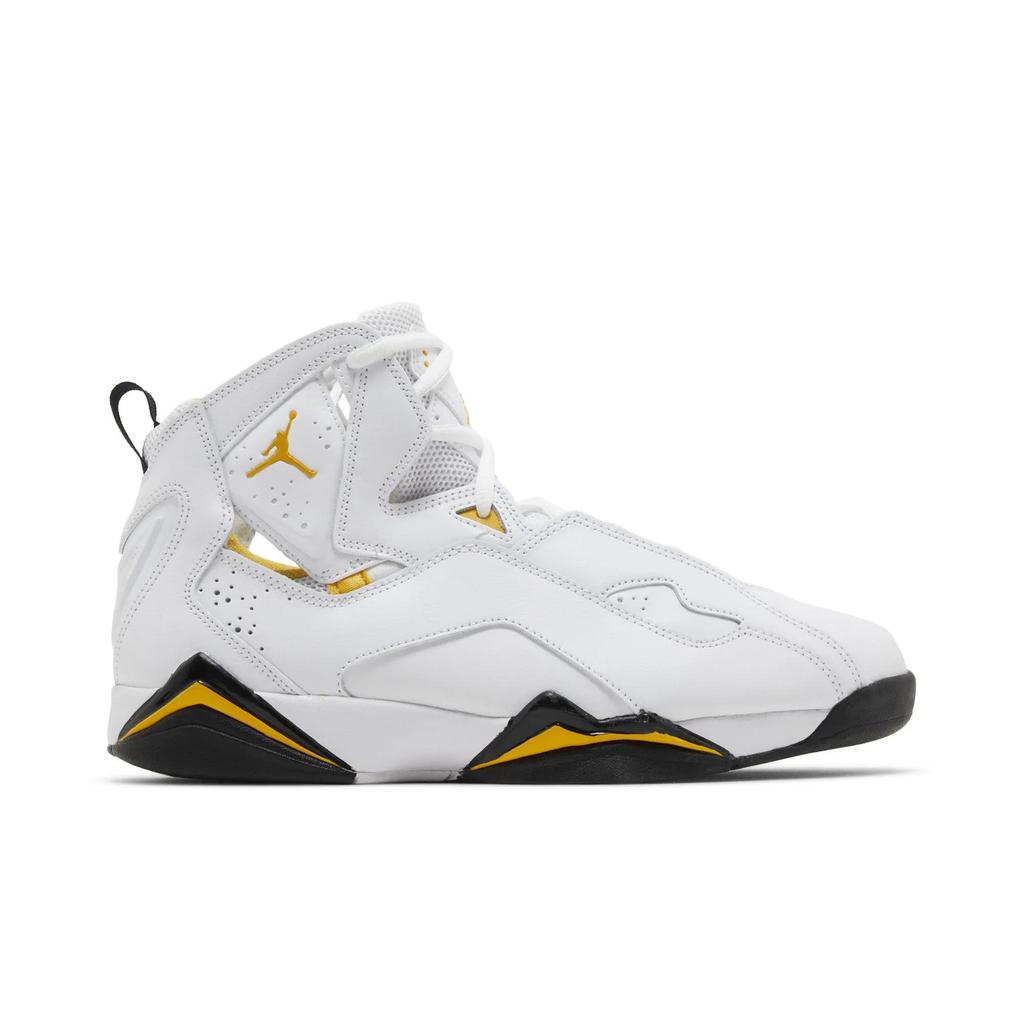 Air Jordan True Flight 'White Yellow Ochre' (Unisex) White / Black / Yellow Ochre Vintage Basketball Shoes 342964 107