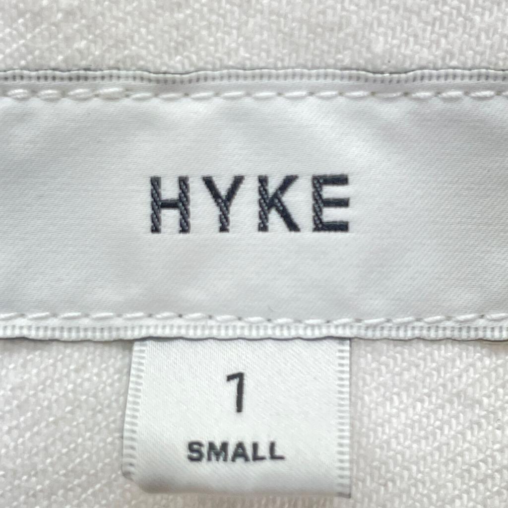 HYKE 241-17436 White BALLOON SLEEVE TWILL JACKET Jacket 1 whiteUsed