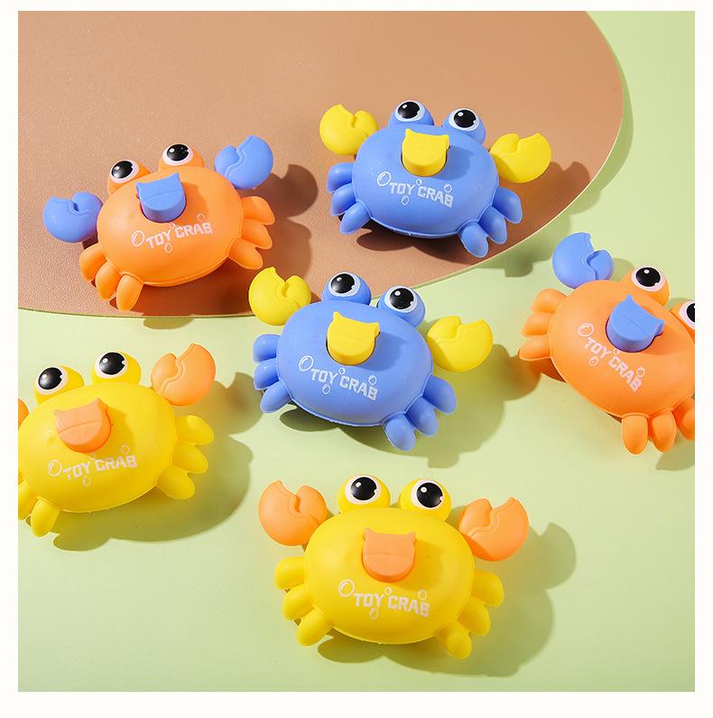 

Car New Simulation Biology Crab Puzzle Toy Cute Ocean Crab Press Type Inertial Return Toy OneSize