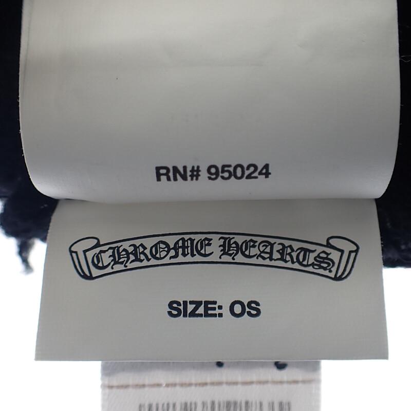CHROME HEARTS  Knit cap black wool mens