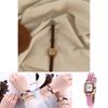 2023 Fashionable Vintage Quartz Watch With Delicate Strap For Women High Aesthetic Value