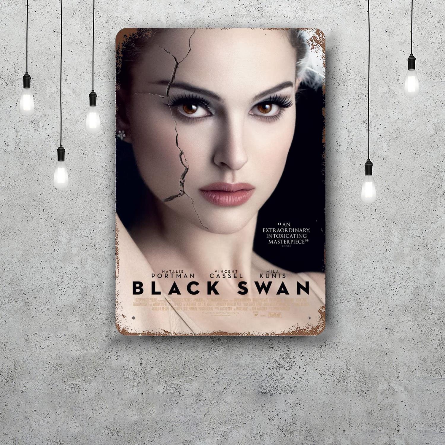 

swan Retro Vintage Tin Sign Poster Decorative Plaque Metal Plate Wall Decor 20x30cm（7.8x11.8inch）