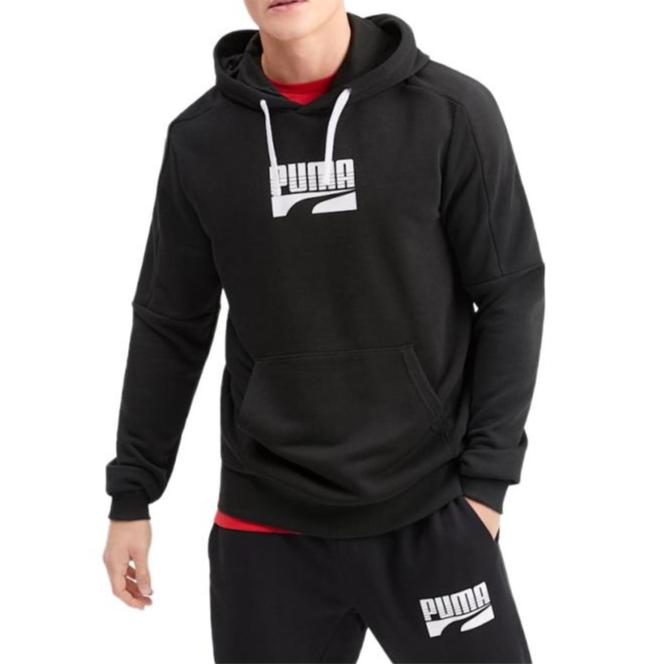 Puma Knit Sport Hoodie Men Hoodies Black 581664-01