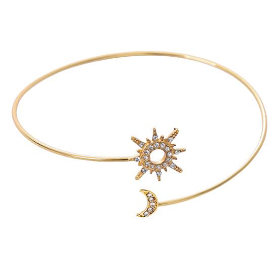 Arm Bracelet for Women Adjustable Opening C-Shaped Armband