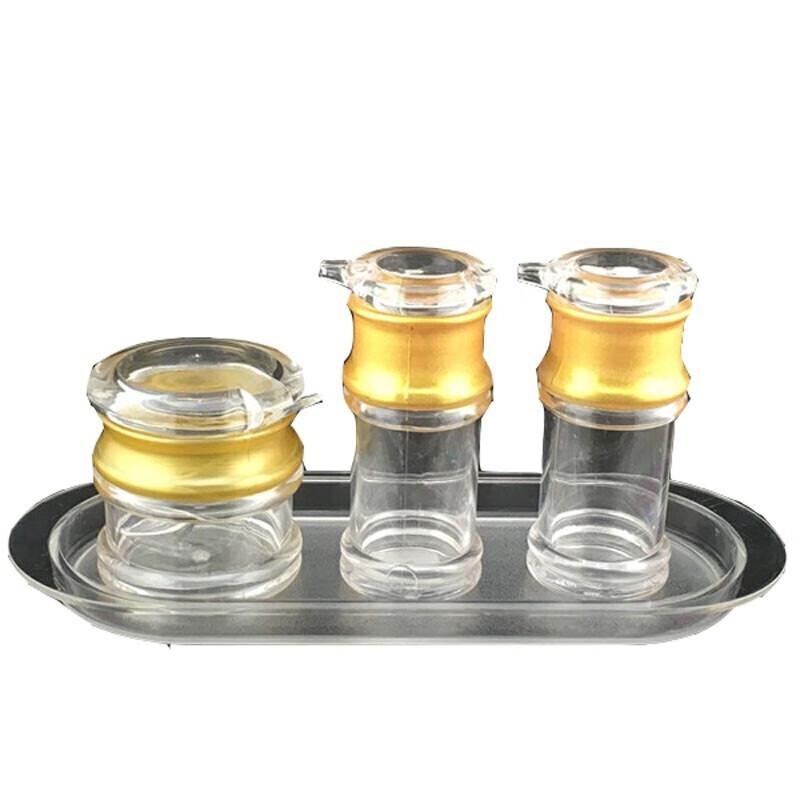 Plastic Condiment Dispenser Set