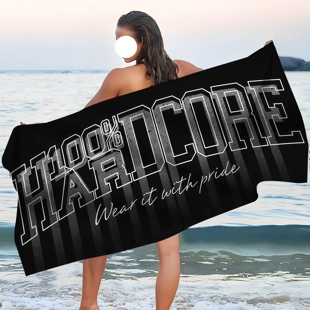 Fashion 100 H-Hardcore Towel Beach Bath Quick-Drying Lightweight Portable Sauna Camping Swim Pool Travel