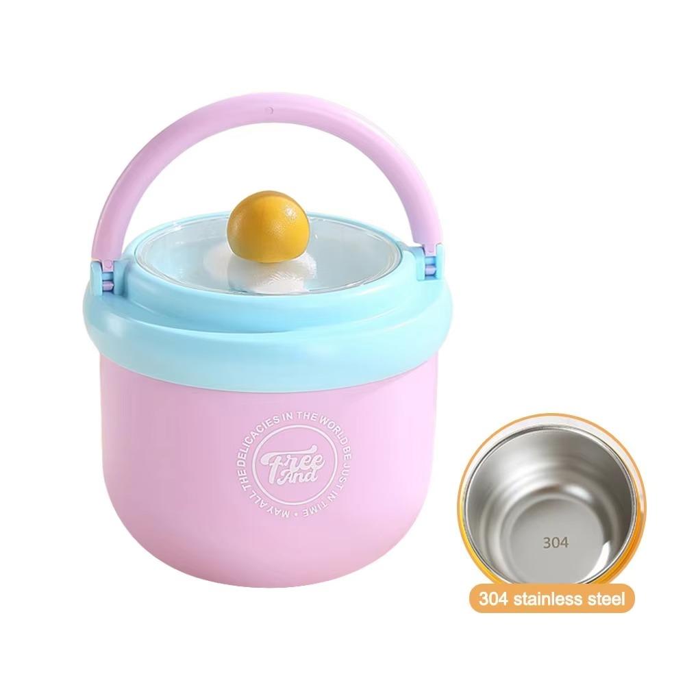 Stainless Steel Overnight Oats Jars Portable Storage Bottles For Breakfast Oat Milk Fruit Salad