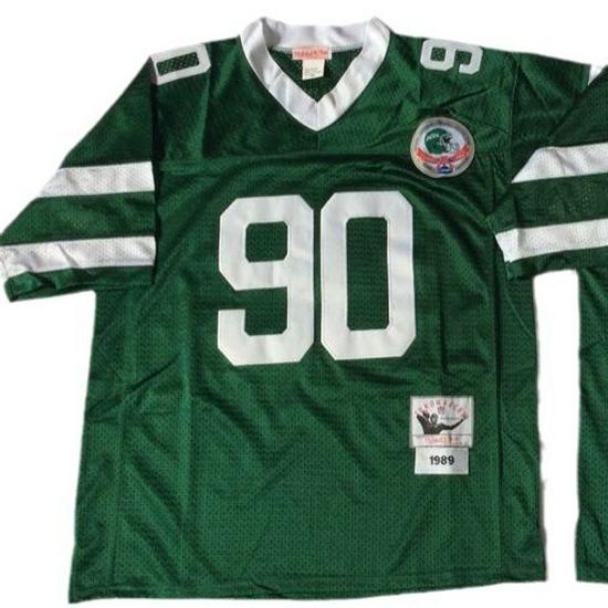 Men's New York Jets Retro American Football Jersey #12 Sportswear Training Uniform