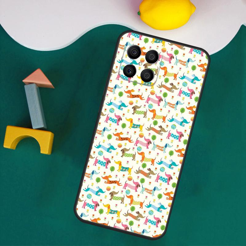 

Dachshund Sausage Dog Case For Honor 200 Lite 50 70 90 X9a X8a X8 X9 X8b X9c X9b Honor Magic 5 6 Pro 7 Lite Cover Honor X9c