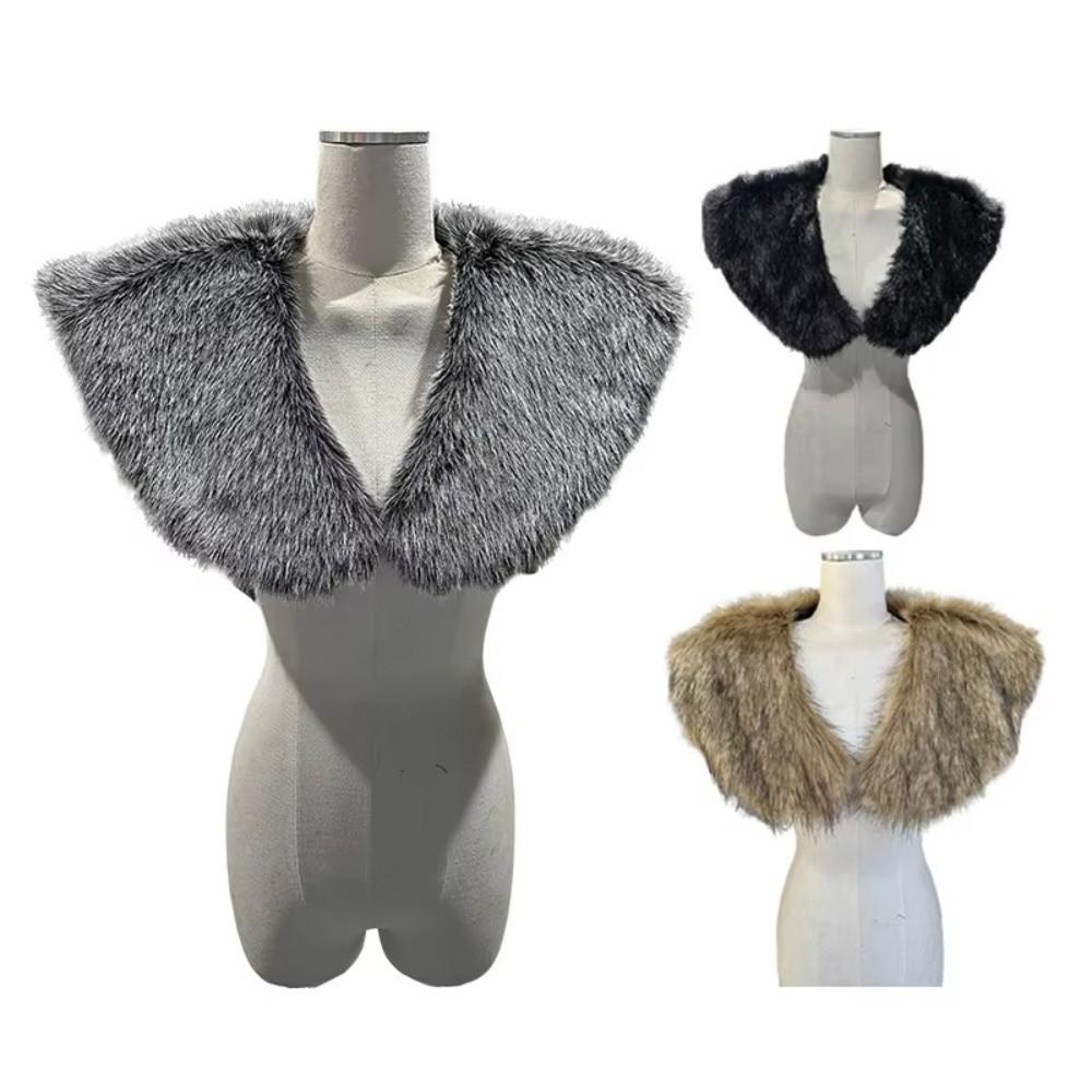Pirate Design Medieval Viking Cape Hunter Style Faux Fur Cloak Retro Warrior Cloak