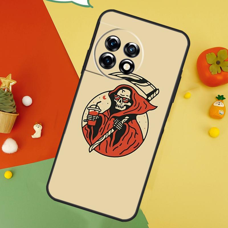 Gothic Witch Satan Hülle für OnePlus Nord 5 CE 2 3 4 Lite N20 N30 OnePlus 15 13 12 11 10 10T 12R 13T 13R