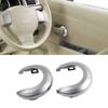 Car Interior Door Handle Cover Handle Escutcheon for Nissan Tiida 2005-2010 1.6 LIVINA NV200 Geniss Silver Gray