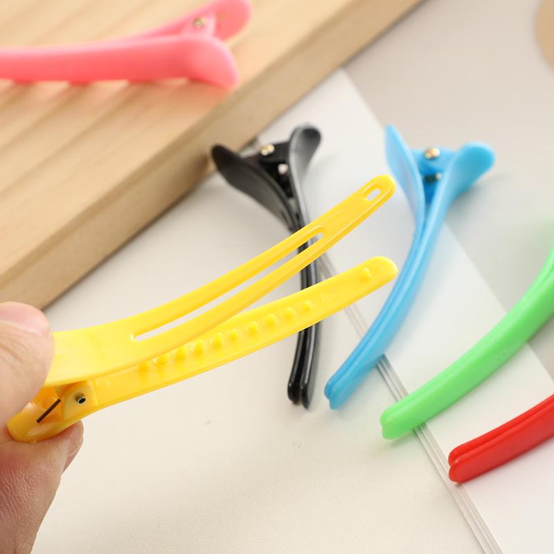 Traceless Duckbill Hair Clip - Gentle Hold Plastic Card Clip for Hair Styling and Bangs