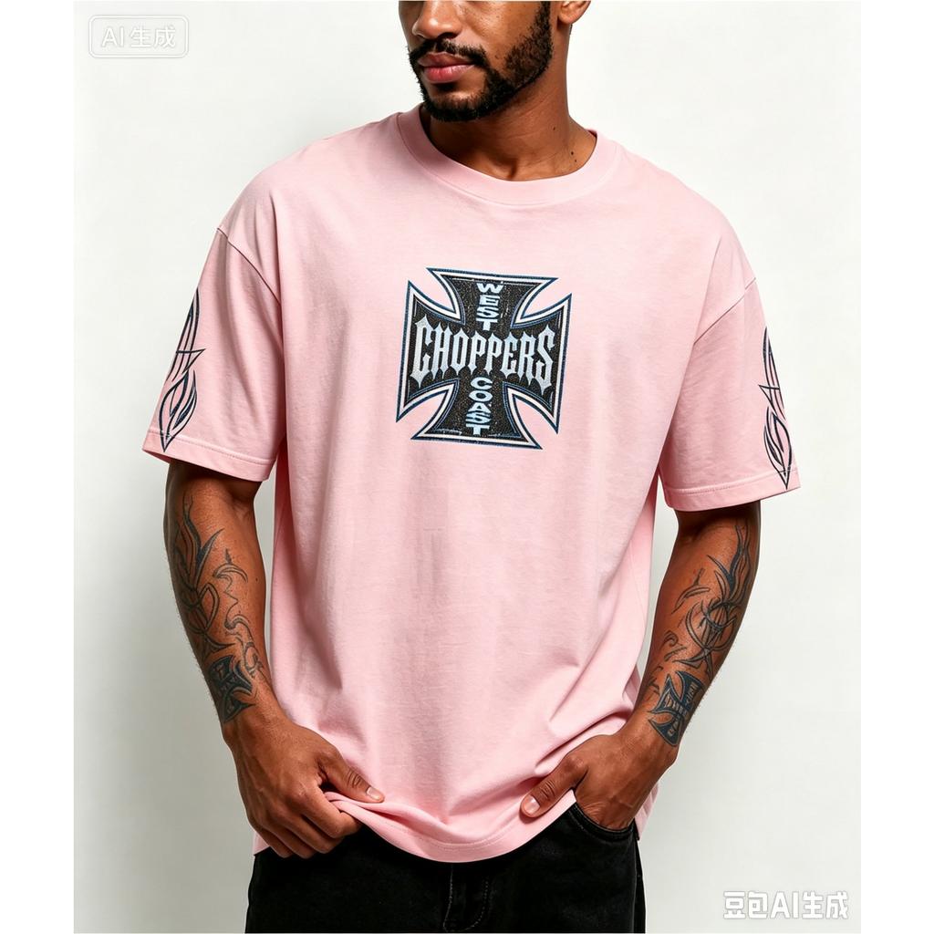 West Coast Choppers Printed Graphic T-Shirt Men Women Oversized Short Sleeve Streetwear Harajuku Y2k Fashion High Quality Female Male Clothing