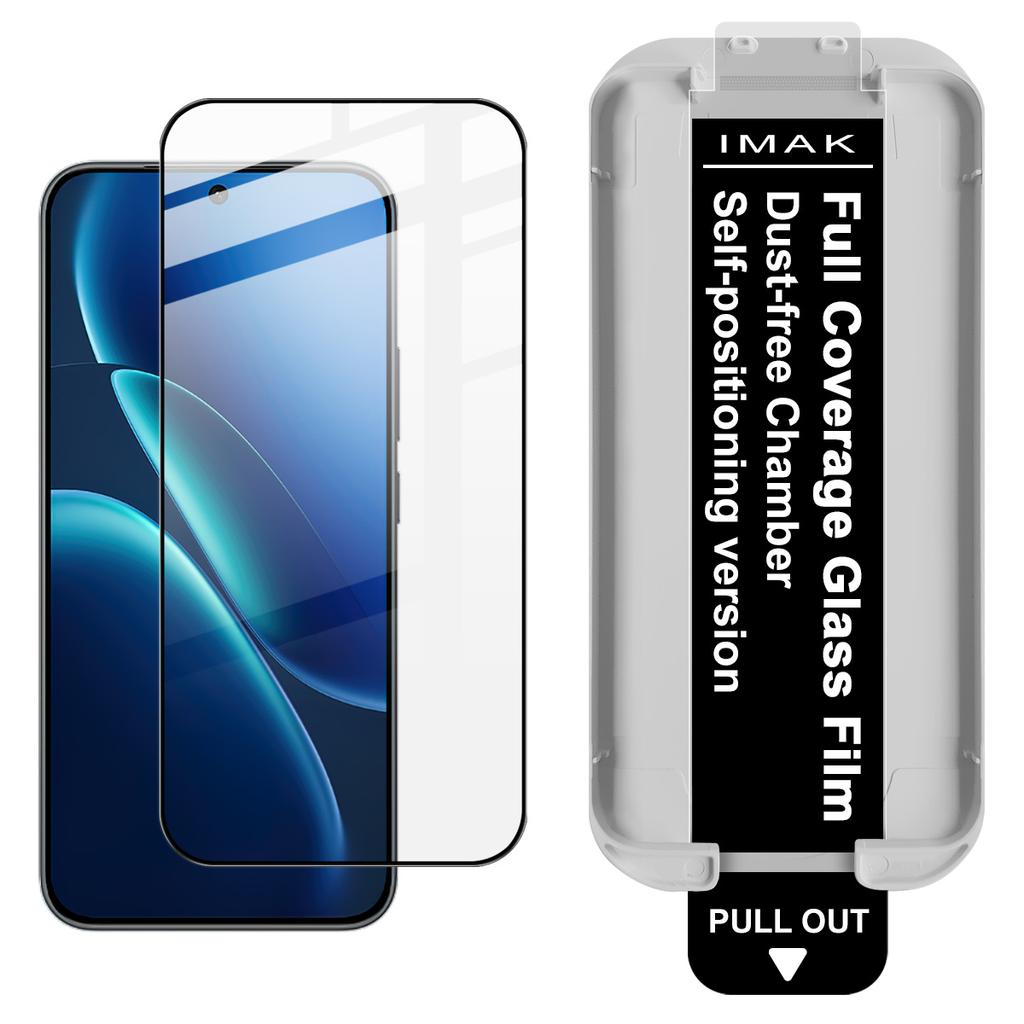 For iQOO Z11 5G Glass IMAK Dust-free Cabin Full-screen Tempered Glass Film Supports Fingerprint Unlock