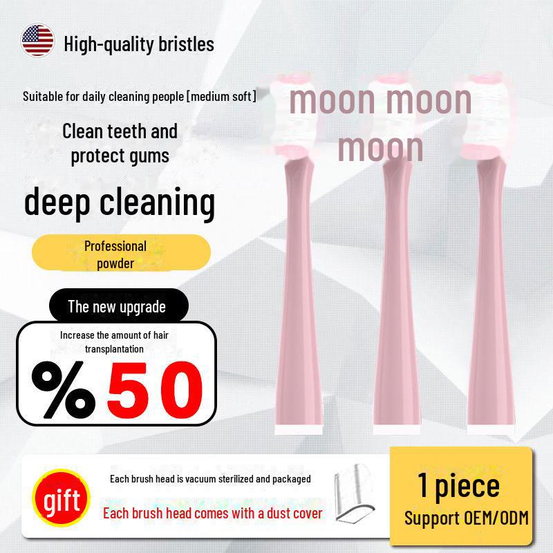 Usmile Smile Plus Electric Toothbrush Head - DuPont Bristle, Copper-Free, Universal Replacement.