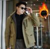 2025 Men's Hooded Cotton Jacket - Autumn Winter Workwear, Casual Outdoor Warm Coat 99668