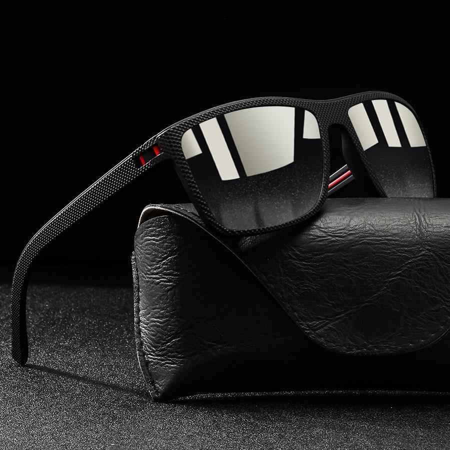 Fashion Vintage Check Pattern Sunglasses For Men Women Fishing Driving Fashion Square Brand Design Sun Glasses UV400 Eyewear