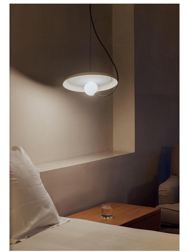 Nordic Minimalist Wabi-Sabi Adjustable Bedside Pendant Lamp