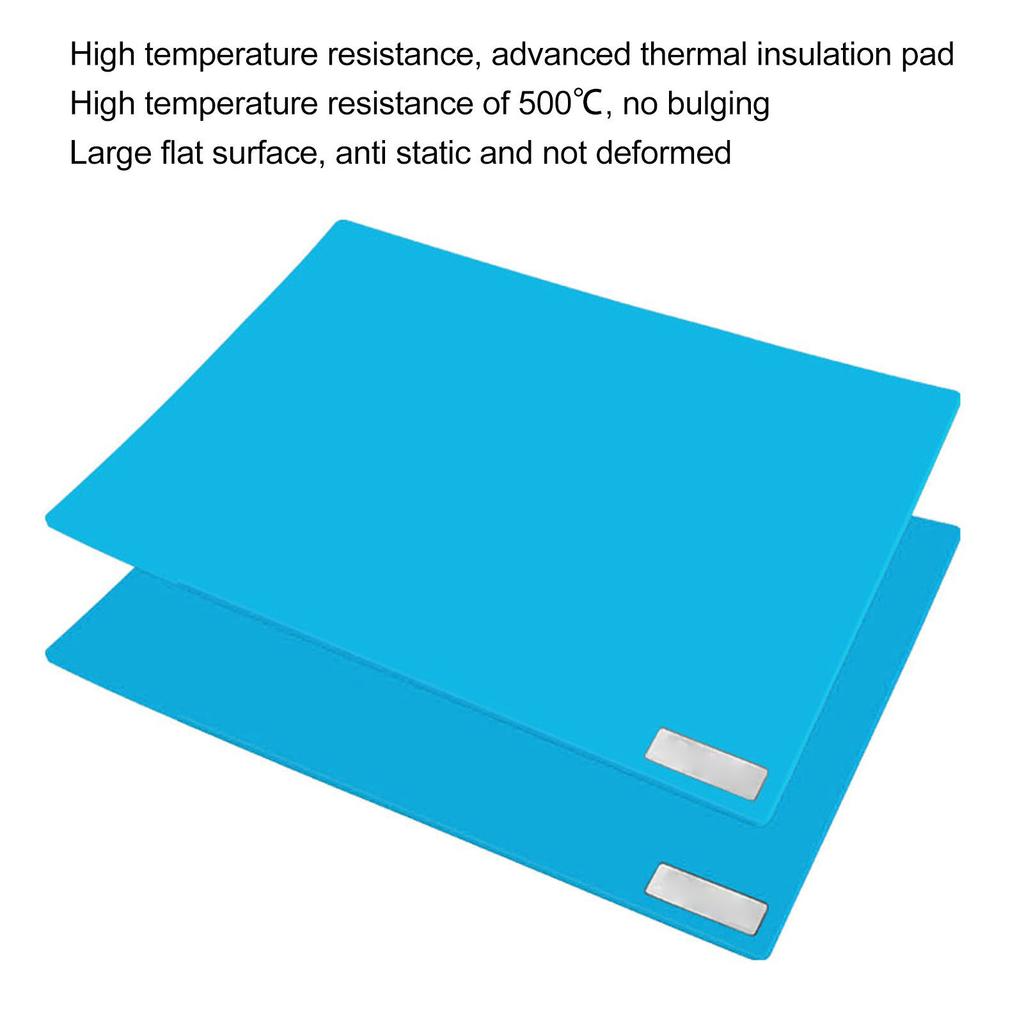 Silicone Soldering Mat Computer Phone Repair High Temperature Resistant Silicone Insulation Soldering Pad 500x350x5.7mm