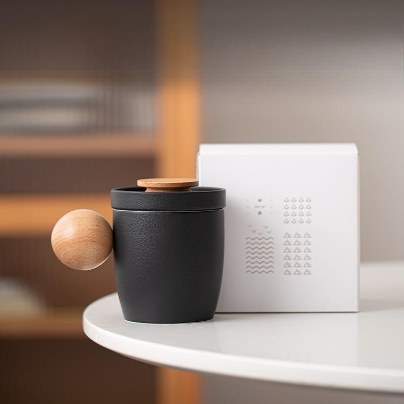 

Office Cup Ceramic Tea Separation Cup Household Glass Drinking Cup Office Personal Filter Teacup Tea Mug 280ml