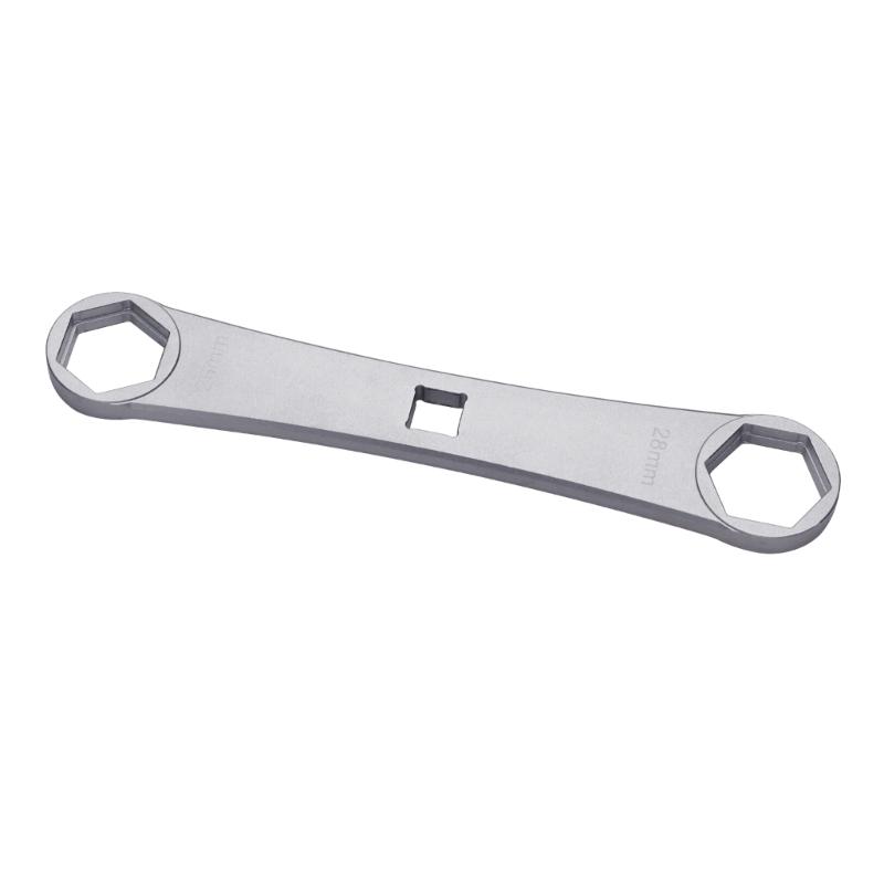

Front Fork Cap Spanner Bike Suspension Fork Wrench Aluminum Alloy Bicycle Top Cap Spanner Wrench Remover Tool