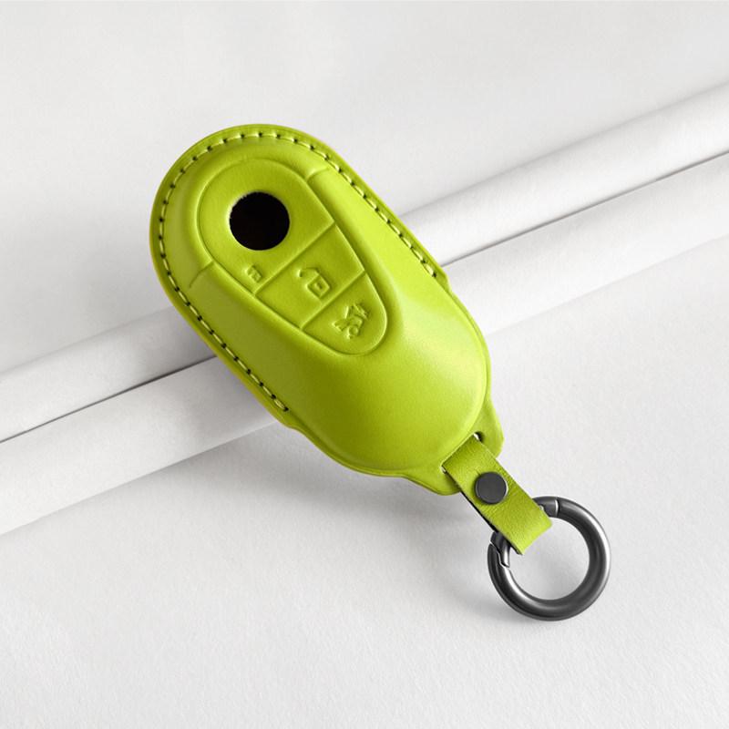 Genuine Leather Key Cover for New Mercedes C200L GLC260L A180L E300L