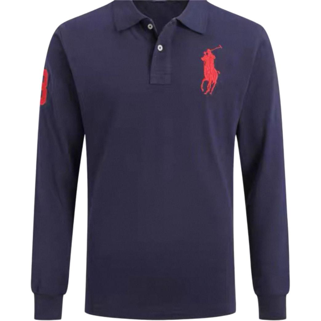 

Polo Ralph Lauren Классический крой Вышитая футболка поло Big Pony Мужские топы 710675993-005