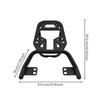 Rear Rack with Slotted Deck Sturdy Thicken Steel Cargo Shelf for