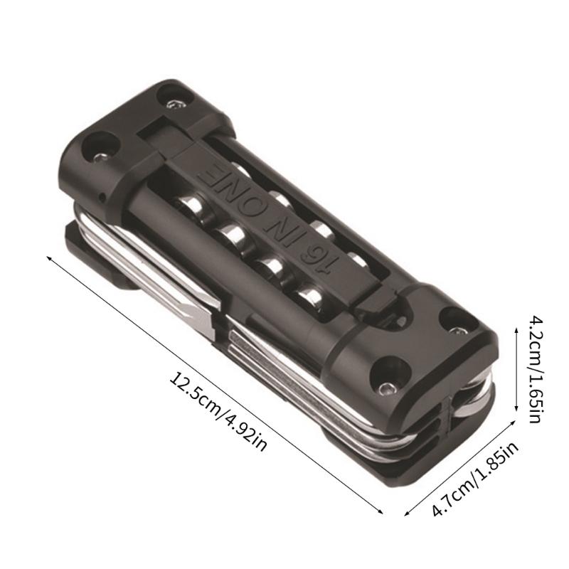 Premium ABS And Steel MultiFunction Combination Tool With 14Accessories Socket Wrenches For Outdoor And Home Repairs
