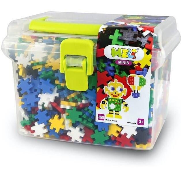 Конструктор пластиковый Meli Minis Travel Box, 1100 деталей, 50314
