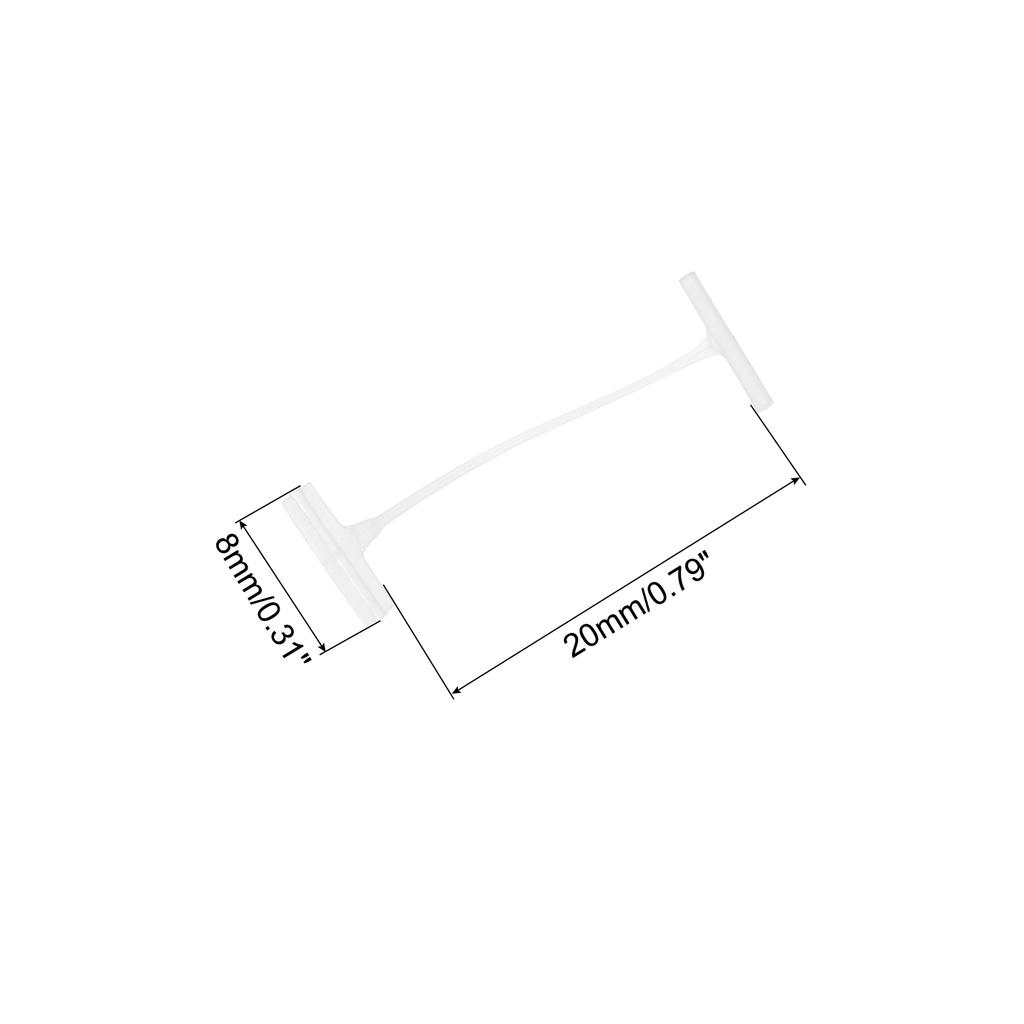 1500pcs Standard Tagging Fasteners Plastic Regular Standard Label Tagging Barbs for Garment Price Tag Label Tagging Barbs