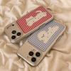 Applicable to Huawei pura70 mobile phone case advanced sense HUAWEIpura70pro plaid hollow puppy cat
