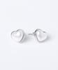 Musinsa Standard Woman Pearl Heart Earrings [Silver]