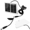 6V 1.2W Portable Solar Panel  , High Efficiency Lightweight Foldable Power Supply, with Cable for Outdoor Camping Emergency Work