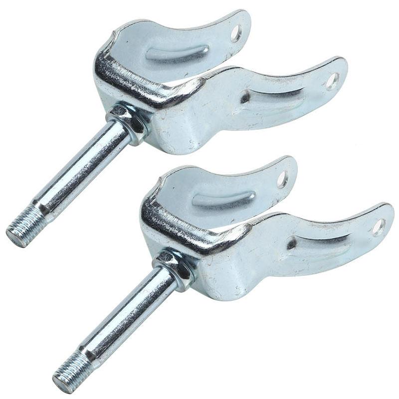 Metal Wheel Fork Wheelchair Front Fork Aluminium Alloy Simple Installation Sensitive Shock Absorption for 6/7in Wheelchair Tires