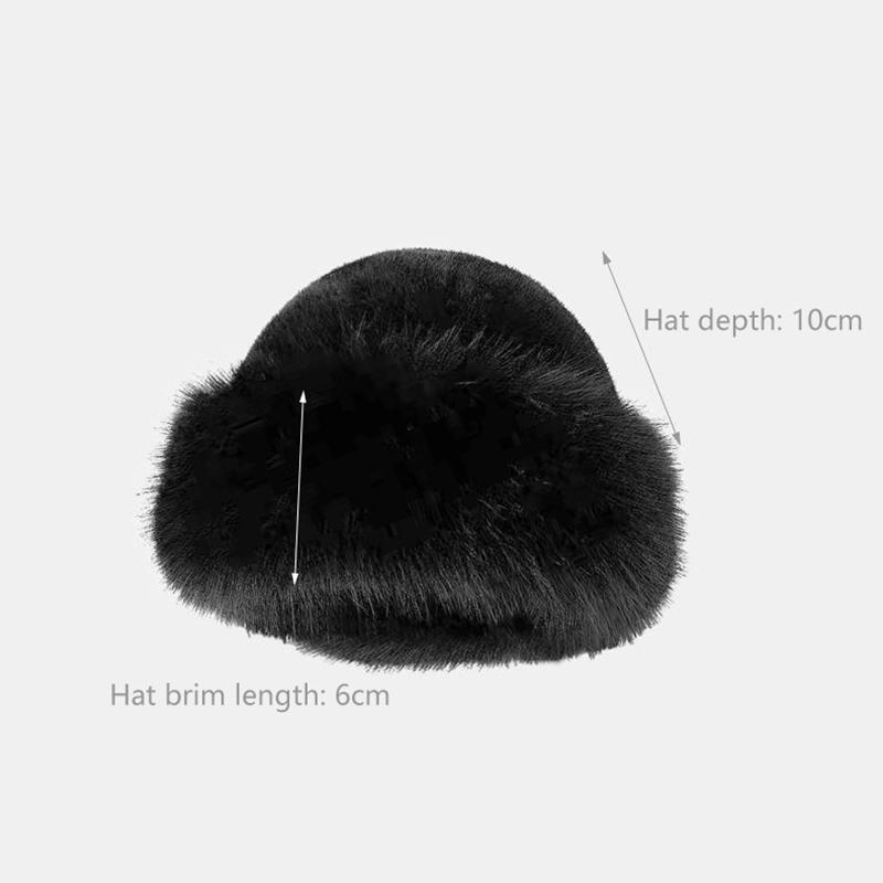 New Fur Hat Women Warm Snow Ski Cap Female Faux Fox Fur Thick Warm Winter Hat Lady Windproof Russian Hat Ear Warmer Bonnet