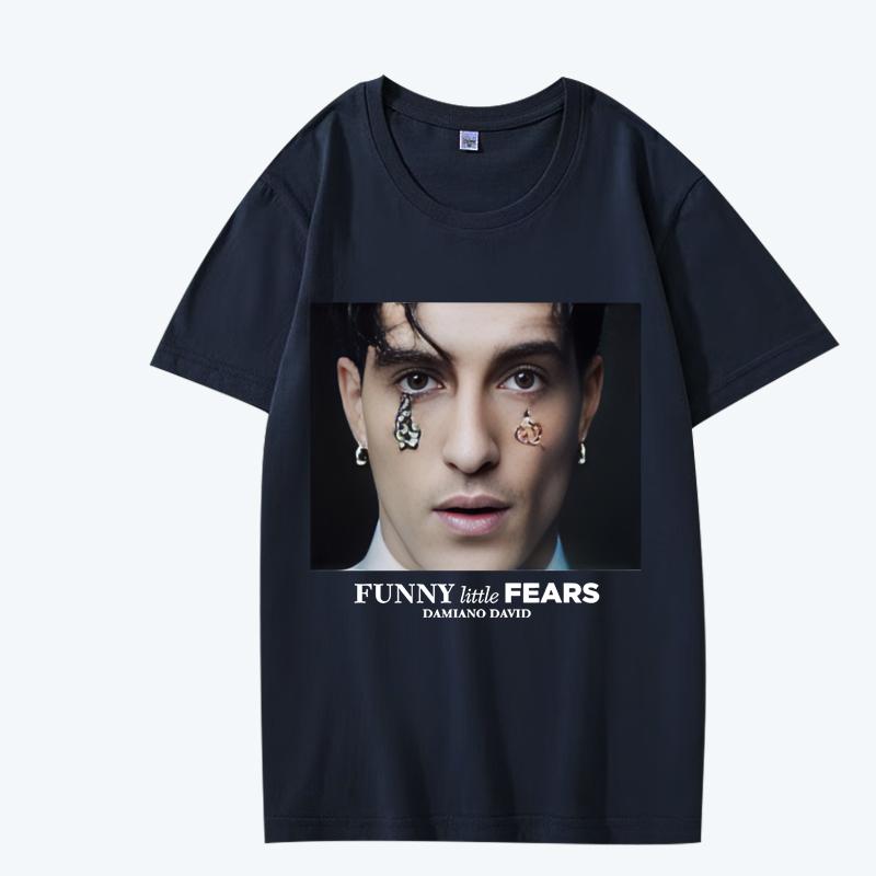 Vtipné tričko Malé strachy pánské dámské Oversized 100% bavlna krátký rukáv Letní chladivé Unisex plus size topy