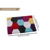 Cotton Door Mat (Multicolor, Standard)