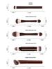 HG Complete Makeup Brush Set: Powder, Blush, Foundation, Eyeshadow, Concealer & Lip Brushes - Mo Yu Beauty Tools