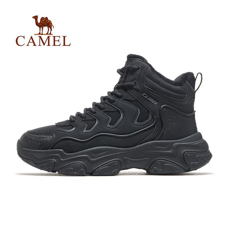 Camel Women s High-Top Plush Casual Sport Shoes 37
