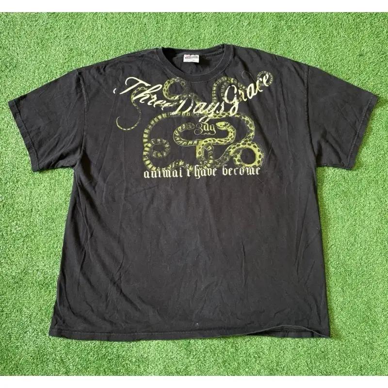 

Vintage Three Days Grace Animal I Have Become T Shirt Men s 2XL Rock Music Punk S разноцветный