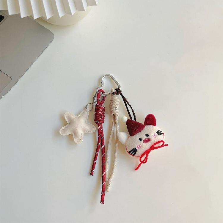 Delightful Plush Bear Bag Charm Cartoon Keychains For Women and Girls Stylish Bag Pendant Cute Car Accessories Decors